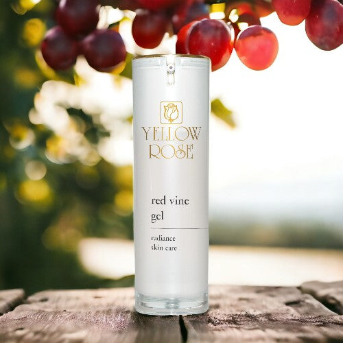 Das Yellow Rose RED VINE GEL ist ein ideales Anti-Falten- und Feuchtigkeitsgel, um die Haut zu straffen, zu oxygenieren und aufzuhellen.