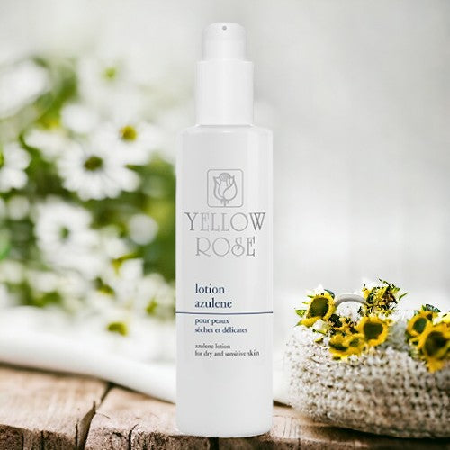 Die Yellow Rose LOTION MIT AZULENE ist eine beruhigende Lotion, speziell für trockene und empfindliche Hauttypen.