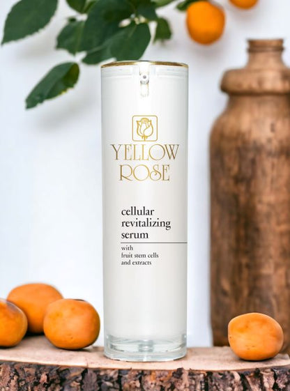 Das Yellow Rose <strong>CELLULAR <span data-mce-fragment="1">REVITALIZING </span>SERUM</strong> repräsentiert ein Hochleistungs-Anti-Aging-Produkt mit zellrevitalisierenden Eigenschaften. 